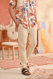 The Perfect Men Slim Fit Pants - Cream