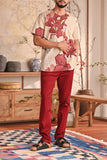 The Perfect Men Slim Fit Pants - Maroon