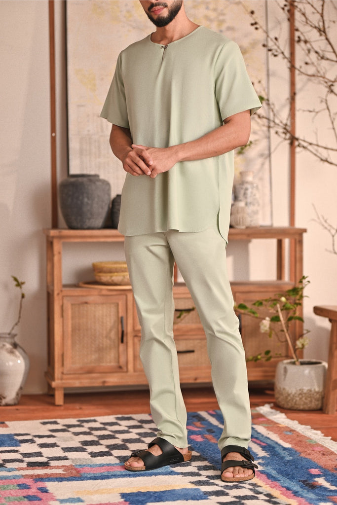 The Perfect Men Slim Fit Pants - Fog Green