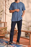 The Perfect Men Slim Fit Pants - Navy Blue