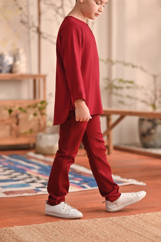 The Perfect Slim Fit Pants - Maroon