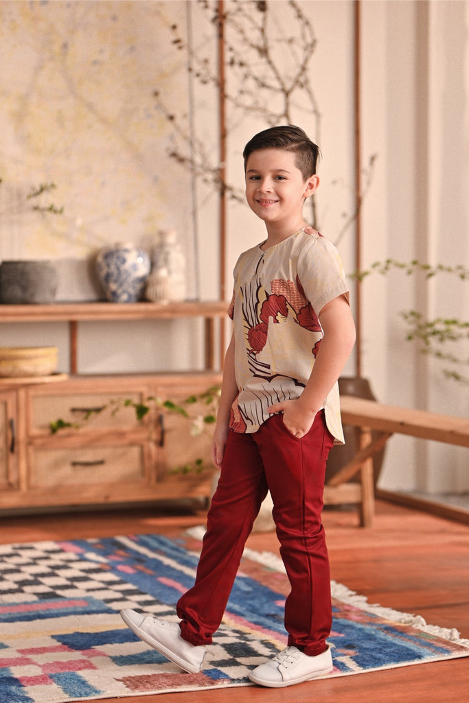 The Perfect Slim Fit Pants - Maroon