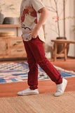 The Perfect Slim Fit Pants - Maroon