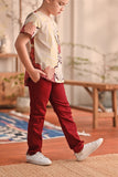 The Perfect Slim Fit Pants - Maroon