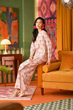 The Rasa Cinta Women Folded Skirt - Sakura