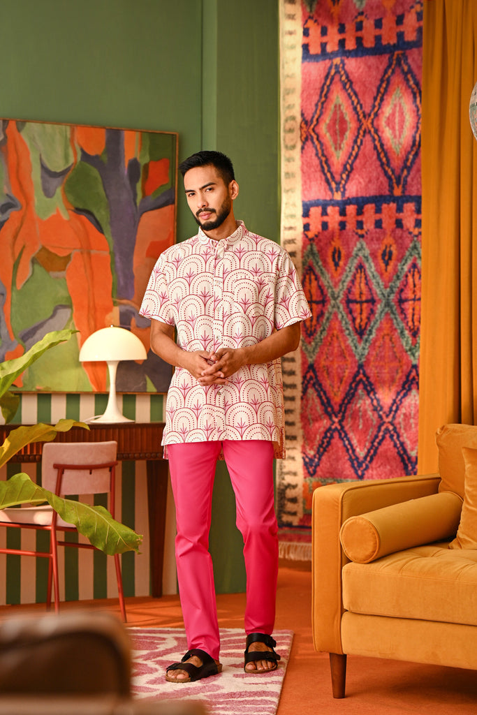 The Perfect Men Slim Fit Pants - Fuchsia Pink