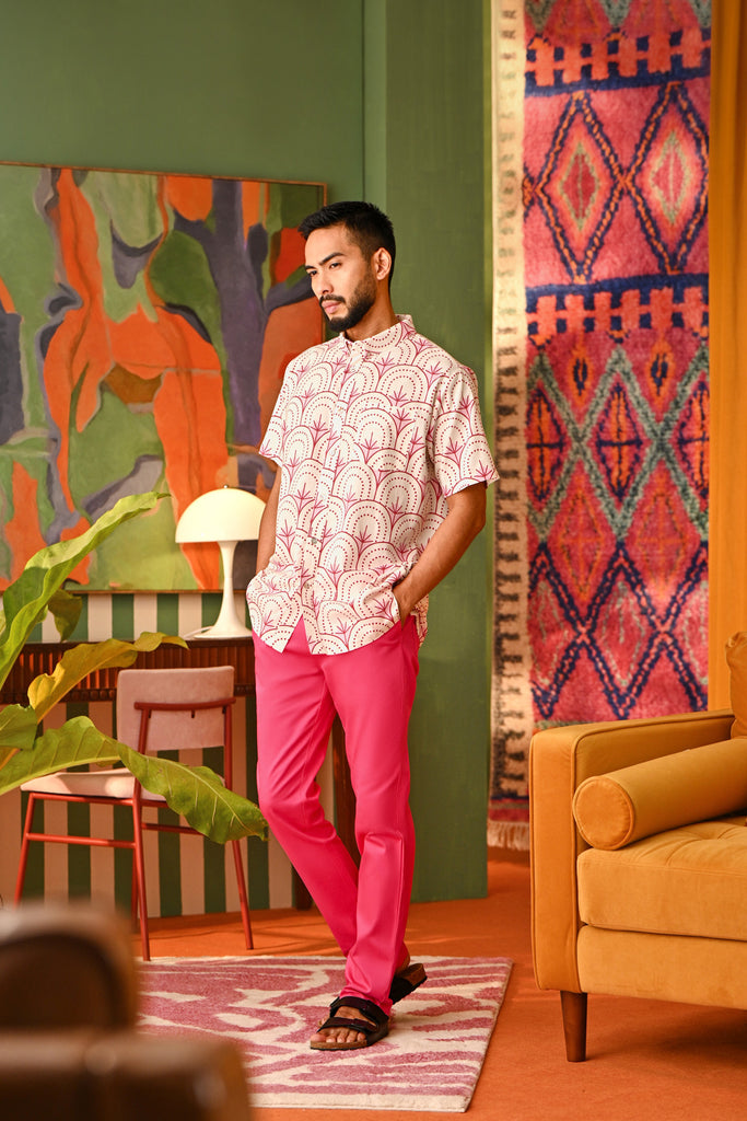 The Perfect Men Slim Fit Pants - Fuchsia Pink