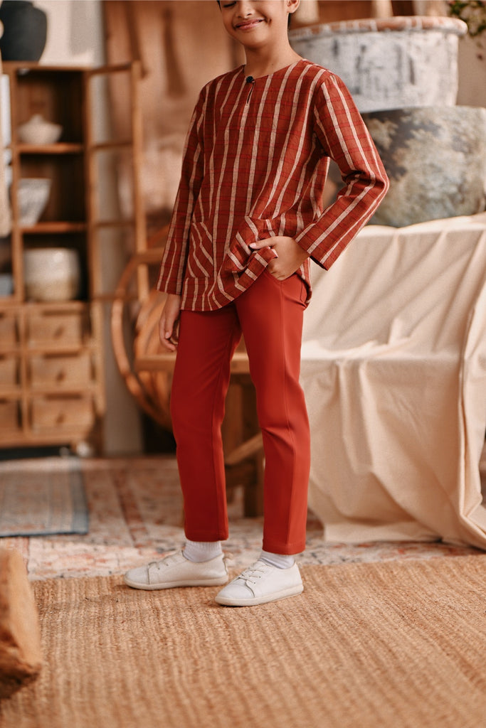 The Perfect Slim Fit Pants - Terracotta
