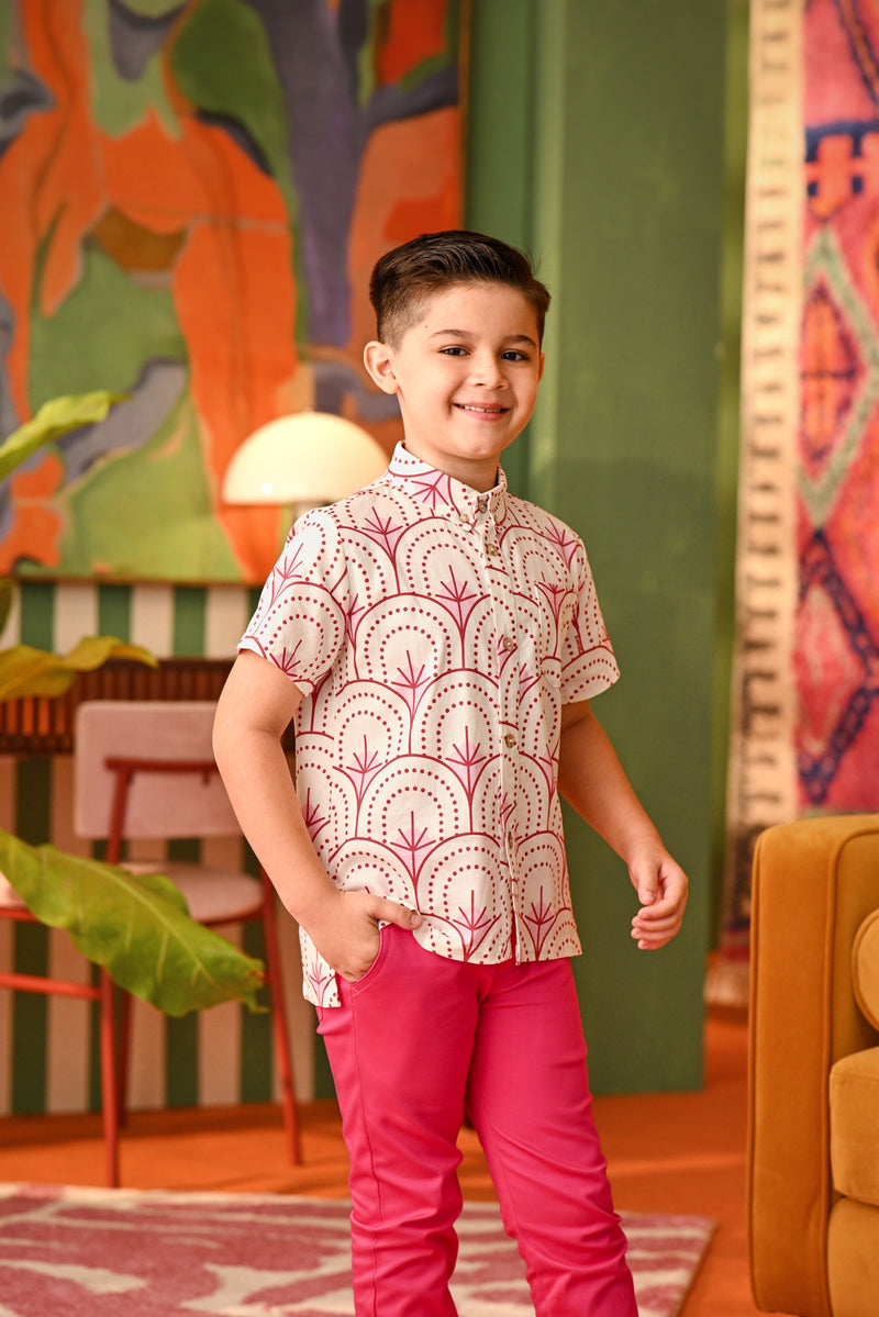 The Rasa Cinta Batik Shirt - Sakura