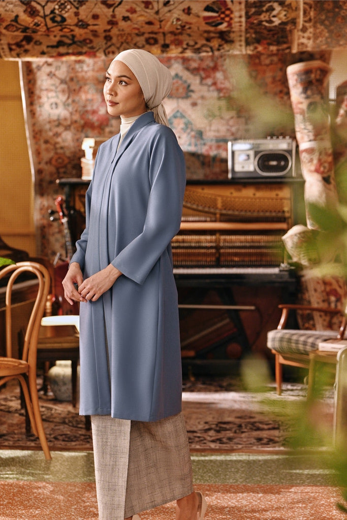The Akar Kita Women Kebarung Top - Coronet Blue
