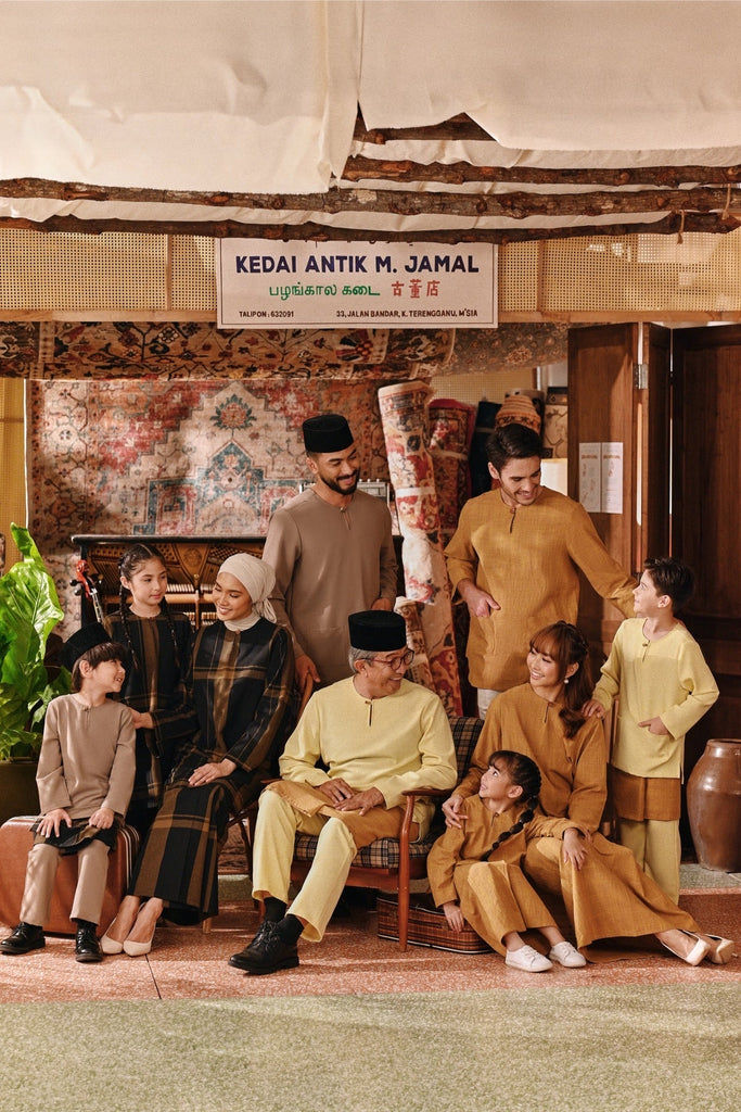 The Akar Kita Baju Melayu Teluk Belanga - Silver Mink