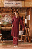 The Akar Kita Women Kebarung Top - Burgundy