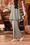 The Akar Kita Folded Skirt - Gray Mist