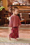 The Akar Kita Babies Kurung Top - Dark Mauve