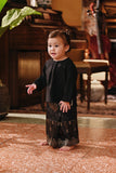 The Akar Kita Babies Kurung Top - Black