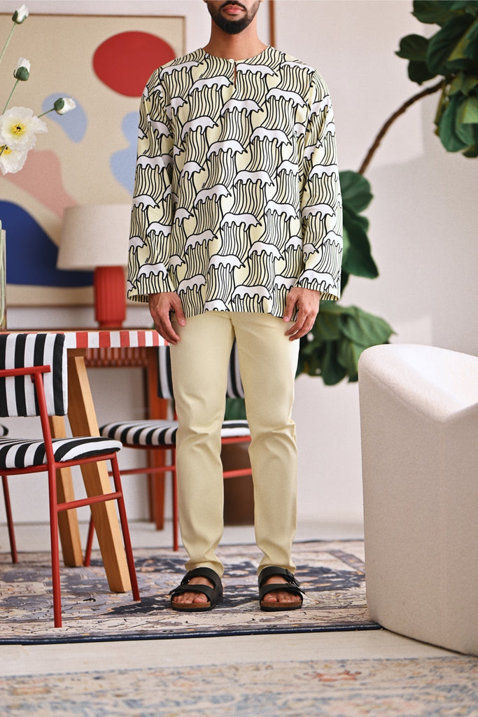 The Perfect Men Slim Fit Pants - Baby Yellow