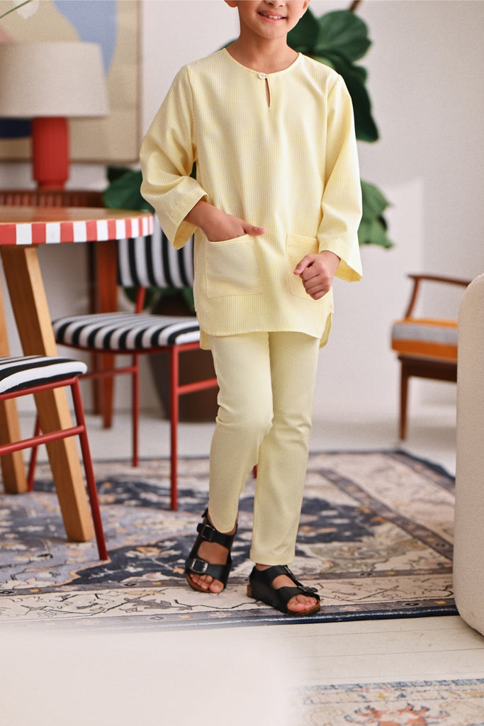 The Perfect Slim Fit Pants - Baby Yellow