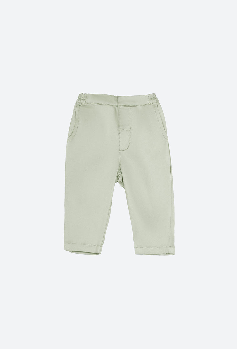 The Perfect Babies Slim Fit Pants - Fog Green