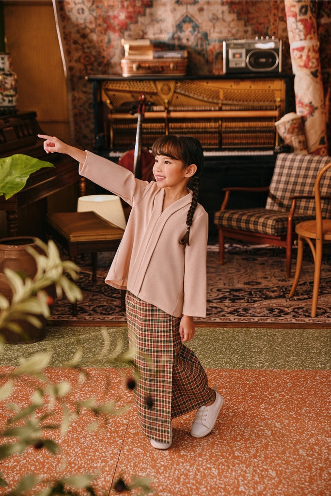 The Akar Kita Kebaya Top - Almond Sand