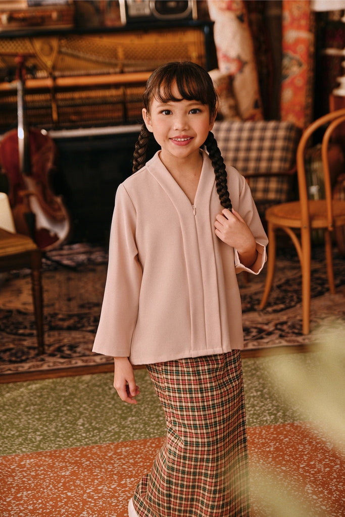 The Akar Kita Kebaya Top - Almond Sand