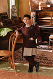 The Akar Kita Baju Melayu Teluk Belanga - Dark Burgundy