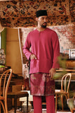 The Akar Kita Men Baju Melayu Teluk Belanga - Magenta