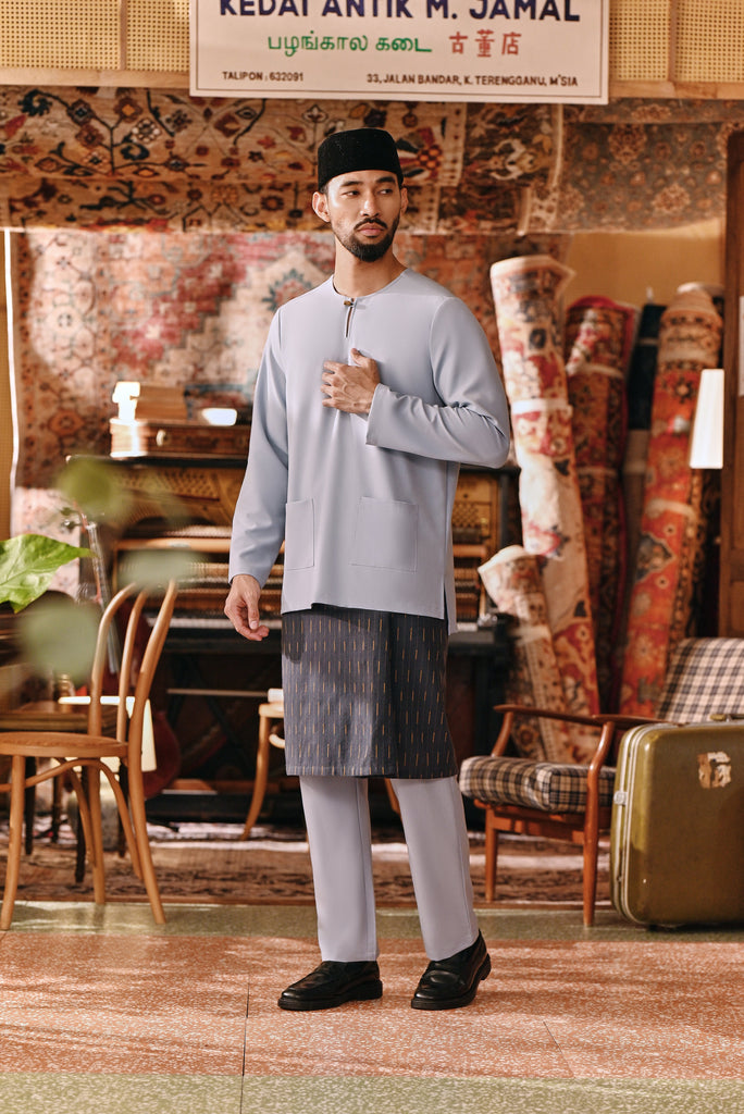 The Akar Kita Men Baju Melayu Teluk Belanga - Blue Fog