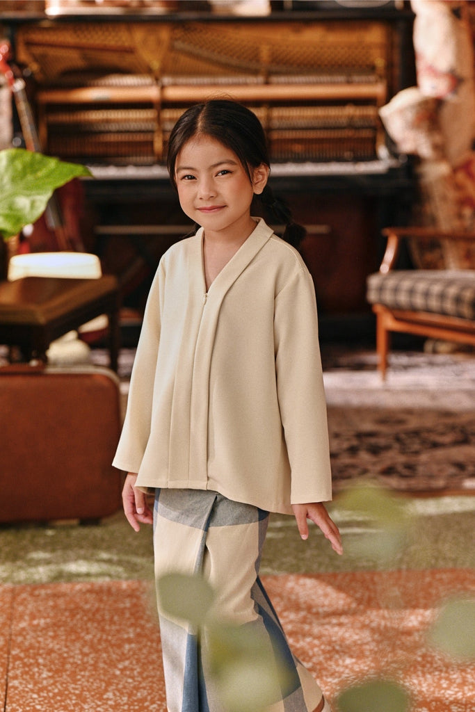 The Akar Kita Kebaya Top - Sea Mist