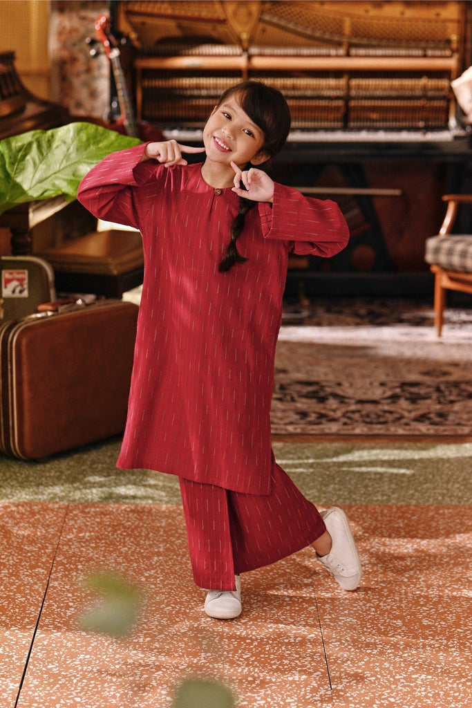 The Akar Kita Folded Skirt - Ruby Harvest