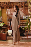 The Akar Kita Women Folded Skirt - Silver Mink