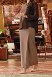 The Akar Kita Women Folded Skirt - Silver Mink