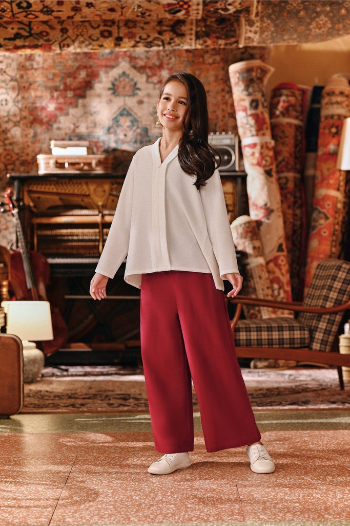 The Akar Kita Kebaya Top - Off White