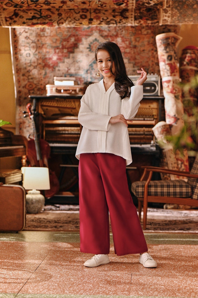 The Akar Kita Kebaya Top - Off White