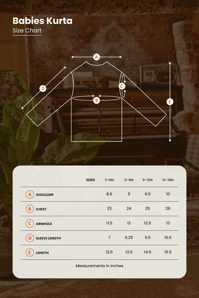 The Akar Kita Babies Kurta - Grain Harvest