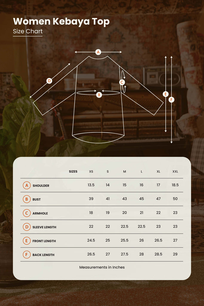 The Akar Kita Women Kebaya Top - Almond Sand