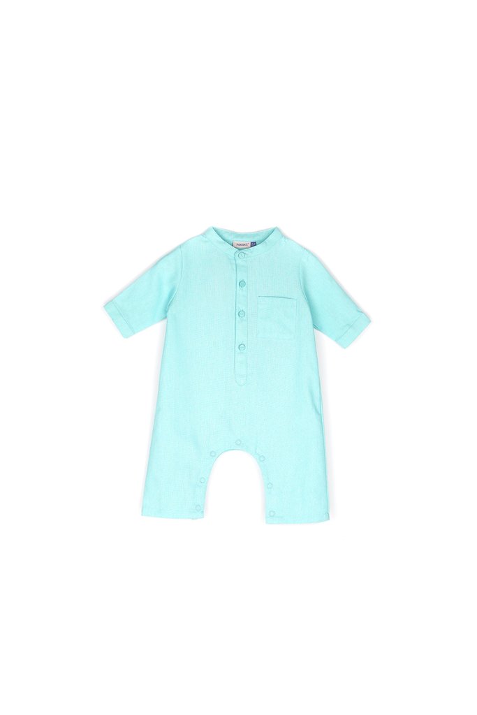 overall baby pastel blue
