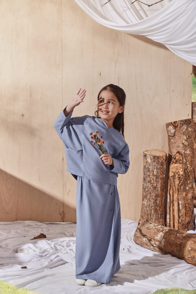 Light Pigeon Blue Colour Wear for Kids