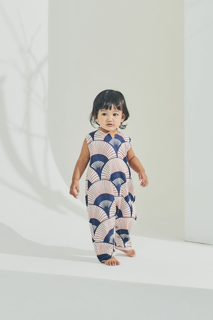 Fashion Corak Babies Jumpsuit