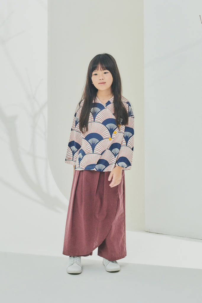 The Timur Skirt Pants - Mangosteen