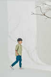 Plain Oriental Shirt for Boys
