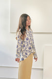 baju kebaya cotton bercorak