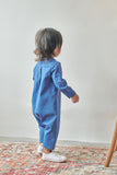 The Rona Babies Jumpsuit - Steel Blue