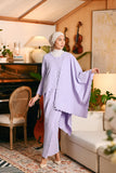 The Glow Women Broderie Shawl - Lilac Jacquard