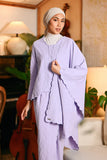 The Glow Women Broderie Shawl - Lilac Jacquard
