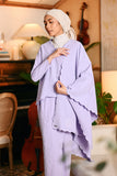 The Glow Women Broderie Shawl - Lilac Jacquard