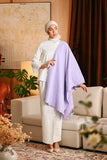 The Glow Women Broderie Shawl - Lilac Jacquard