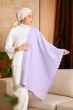 The Glow Women Broderie Shawl - Lilac Jacquard