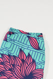 Tiffany Blue Colour print skirt