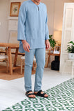 The Perfect Men Slim Fit Pants - Light Pigeon Blue