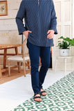 The Perfect Men Slim Fit Pants - Navy Blue